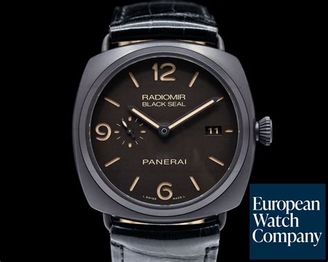 panerai radiomir automatic pam00505|Panerai Radiomir Black Seal Pam Composite PAM .